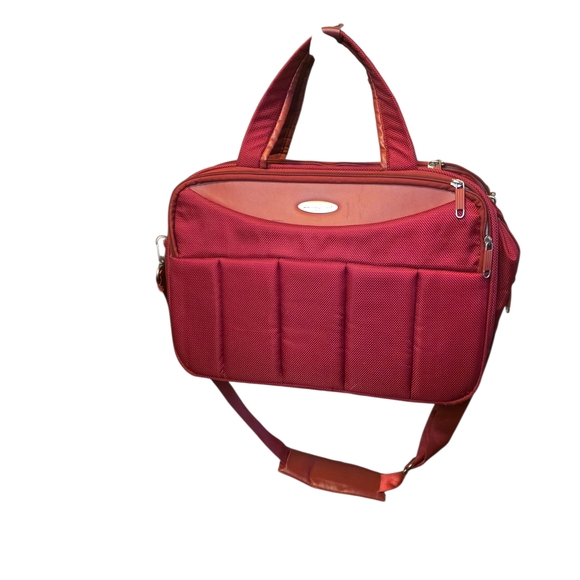 Samsonite Handbags - Samsonite Silhouette Red Classic Travel Carry On Bag